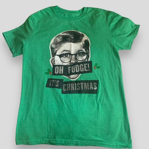 The Christmas Story Shirt | Oh Fudge it’s Christmas | Medium Christmas Story Tee - Picture 8 of 8